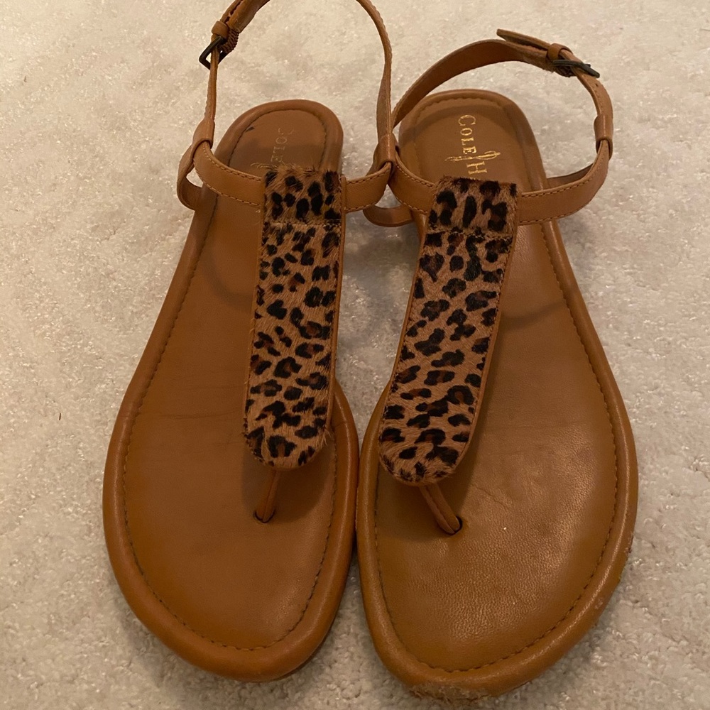 Cole Han Cheetah Sandals